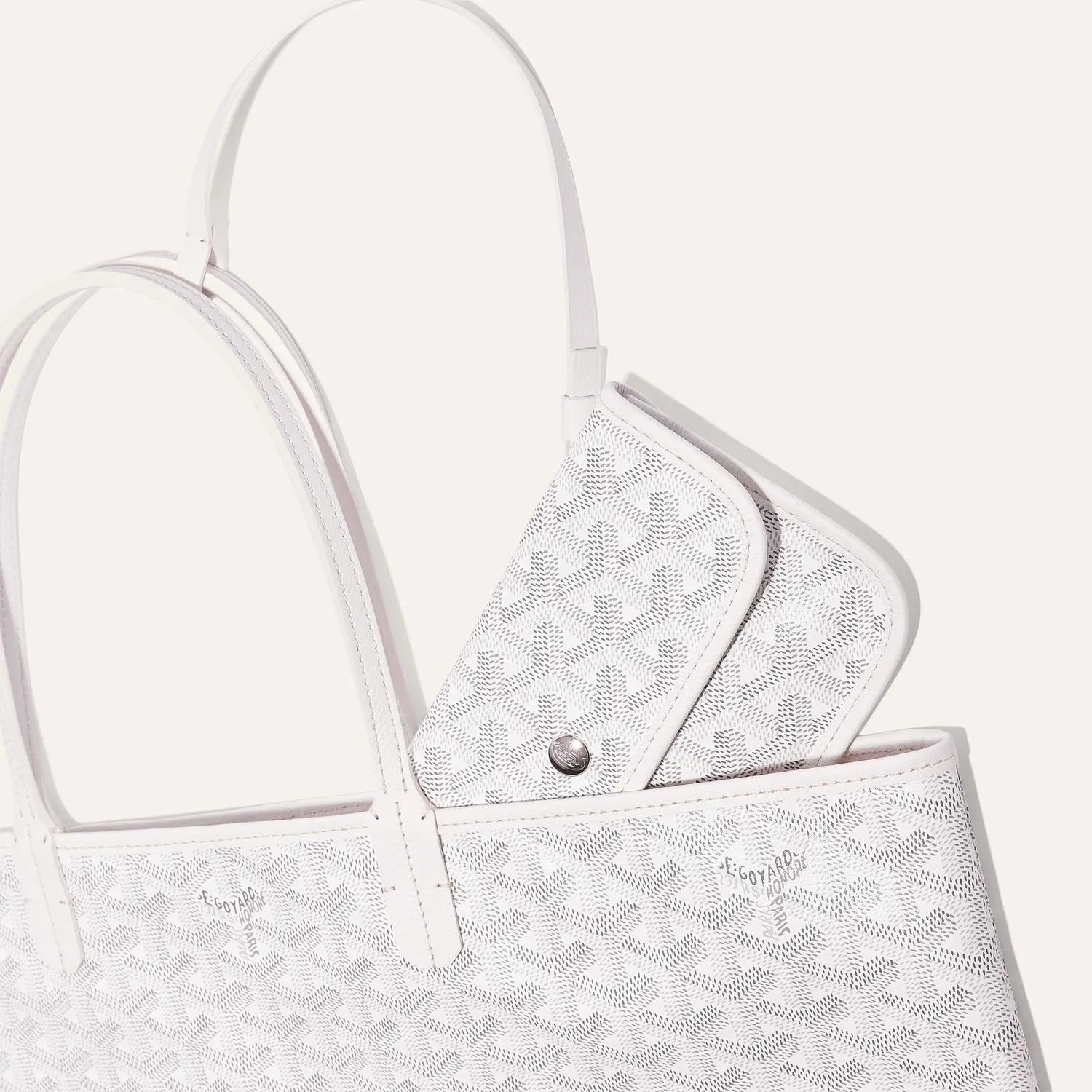 The Monogram Tote Bag White