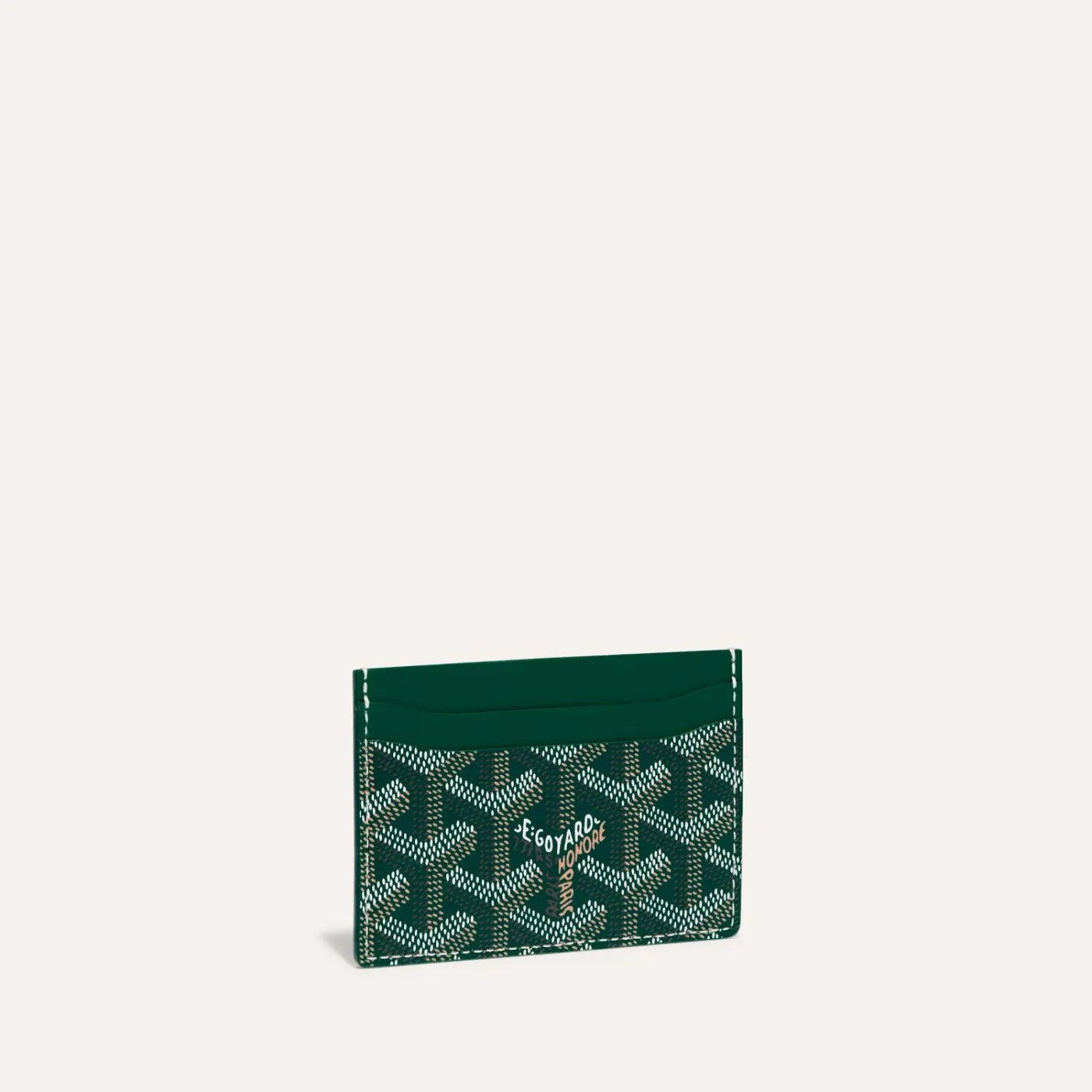 Monogram Card Holder Emerald
