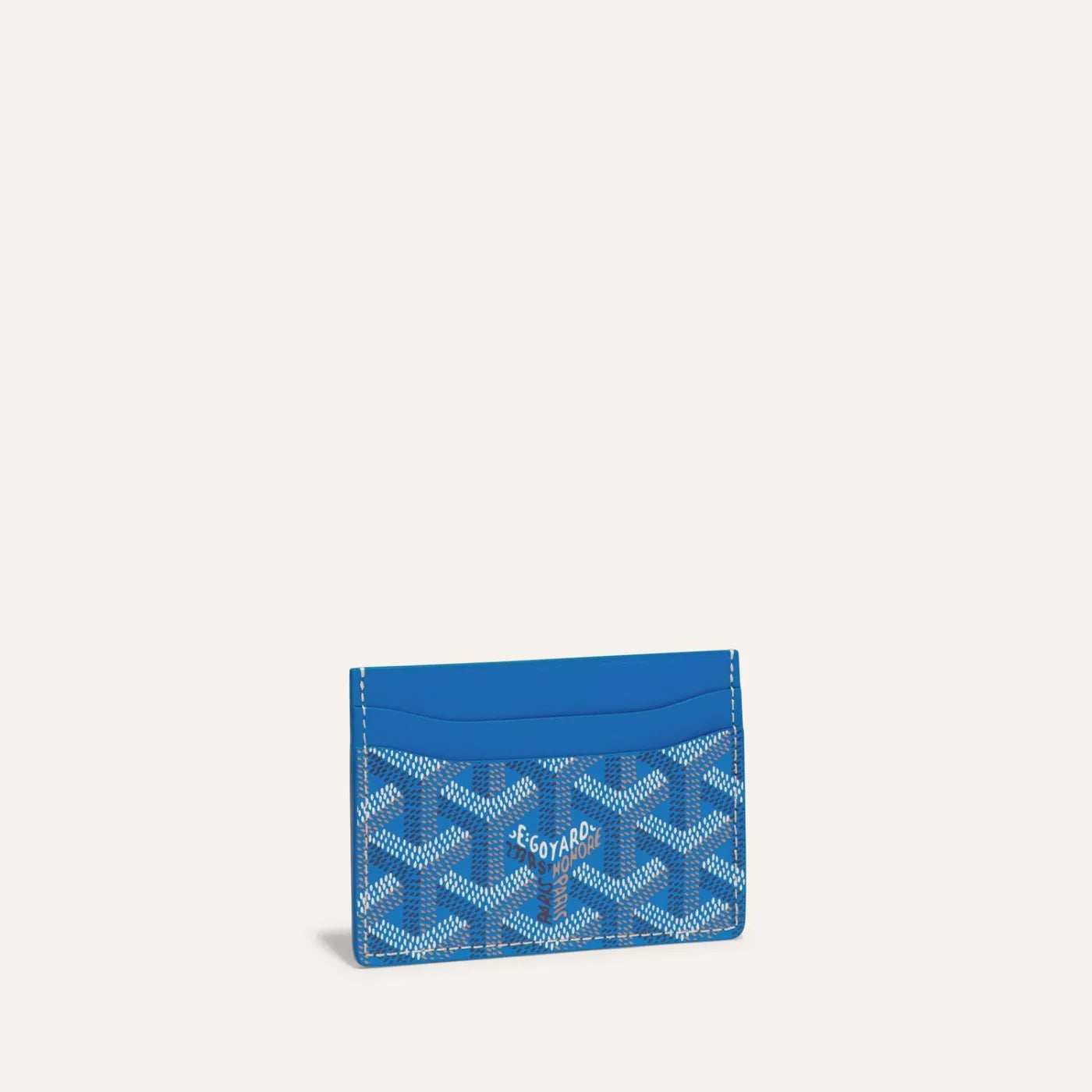Monogram Card Holder Blue