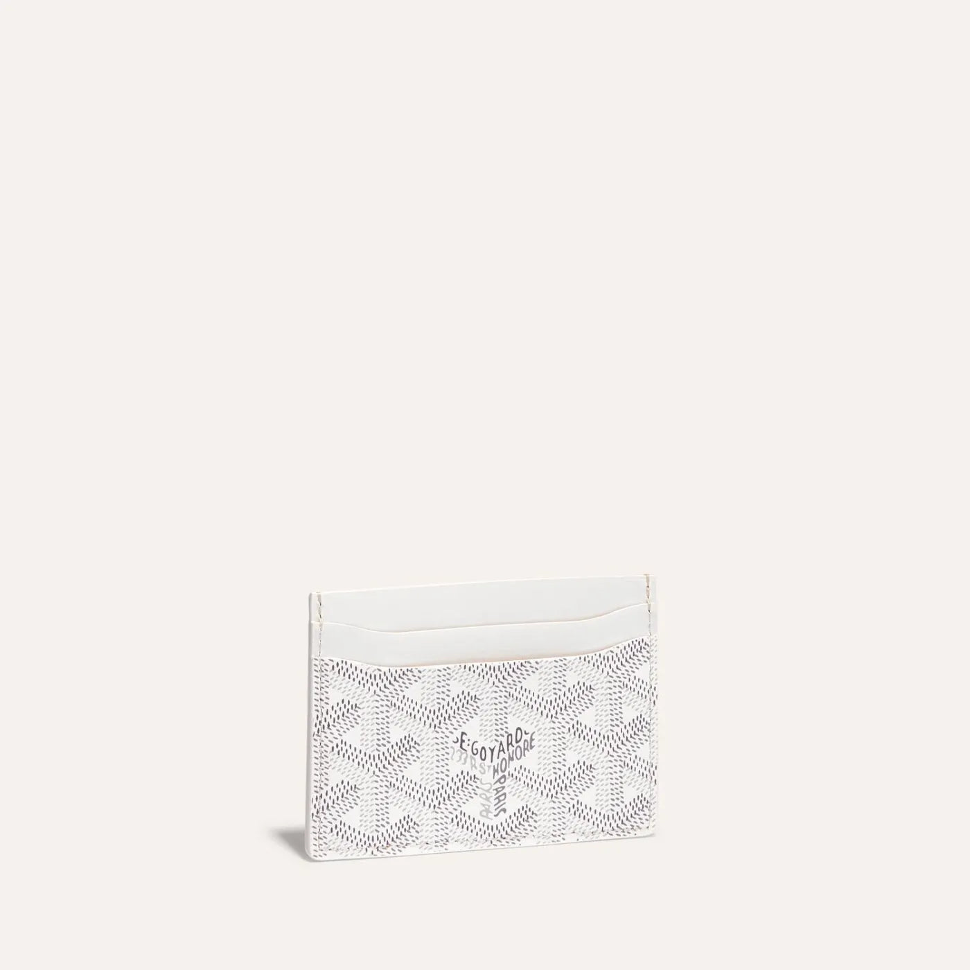 Monogram Card Holder White