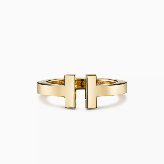 T Wire Ring Gold