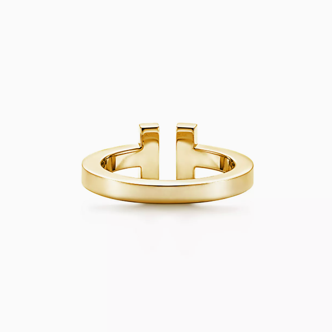 T Wire Ring Gold