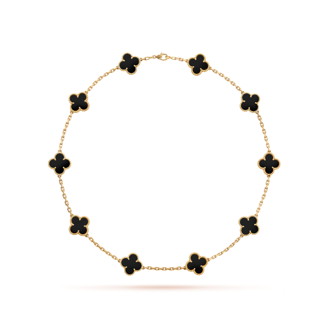 Multiclover Necklace Black