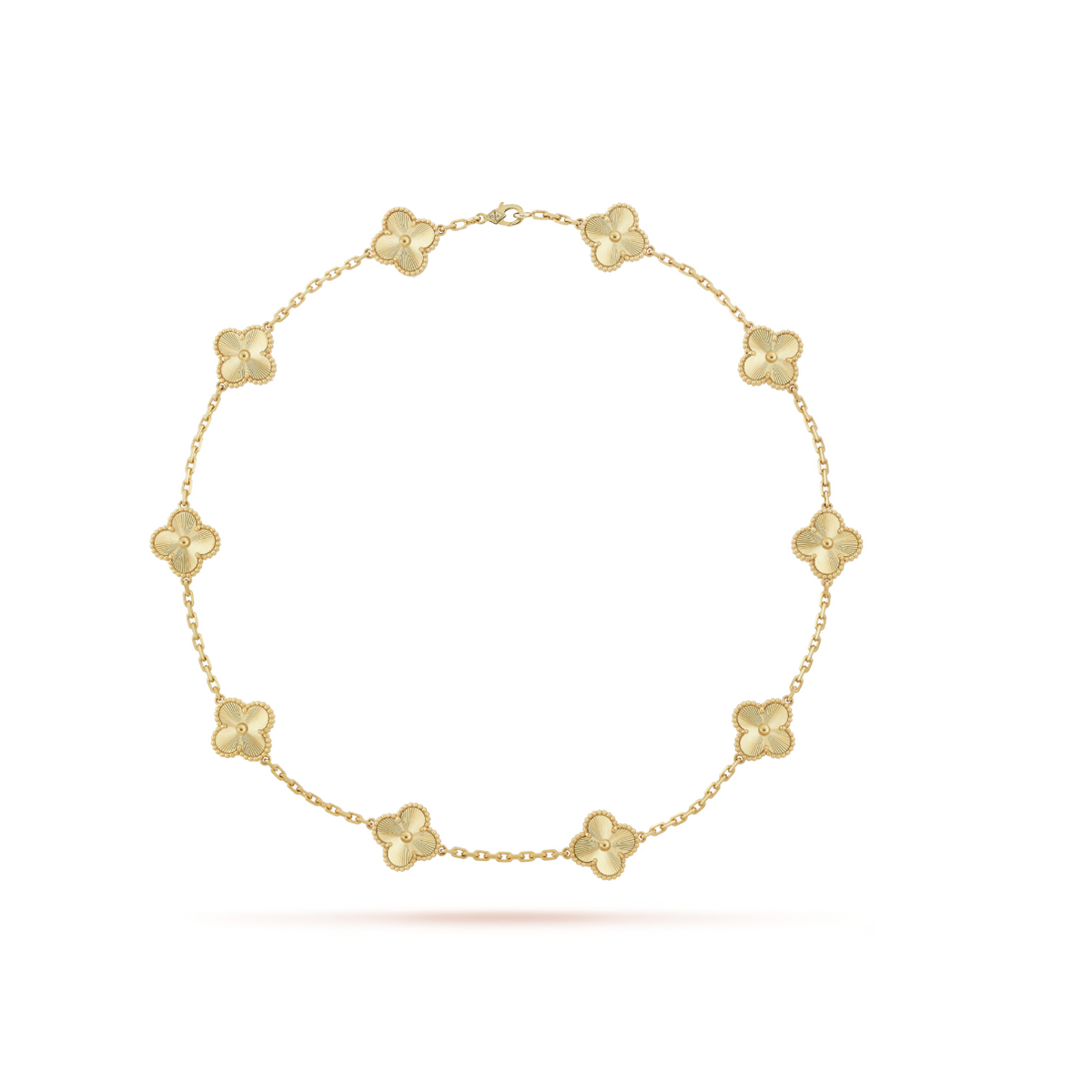 Multiclover Necklace Gold