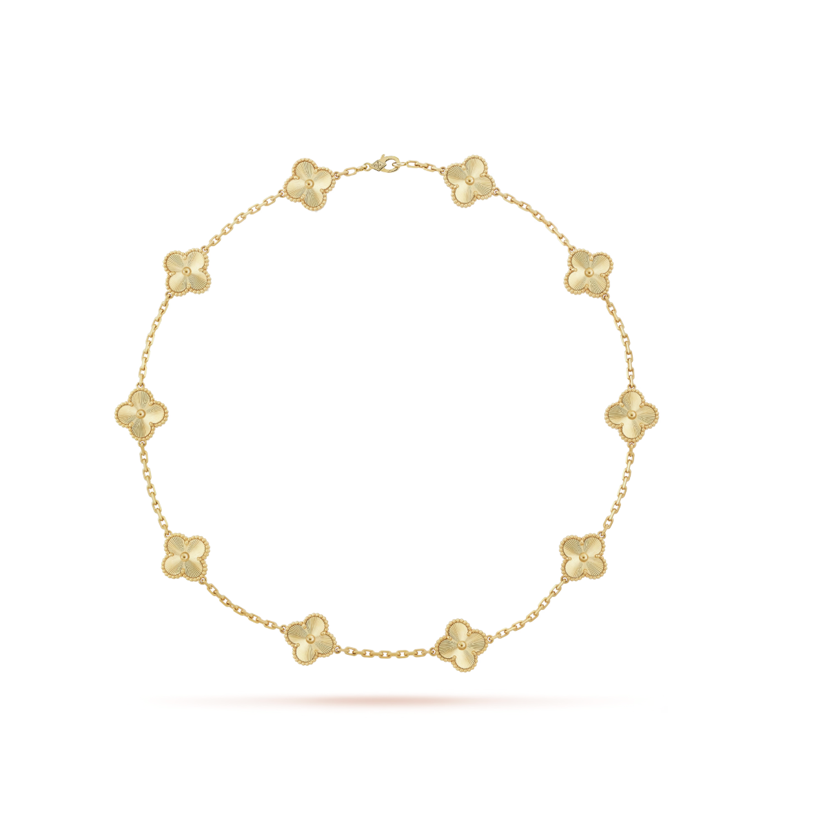 Multiclover Necklace Gold