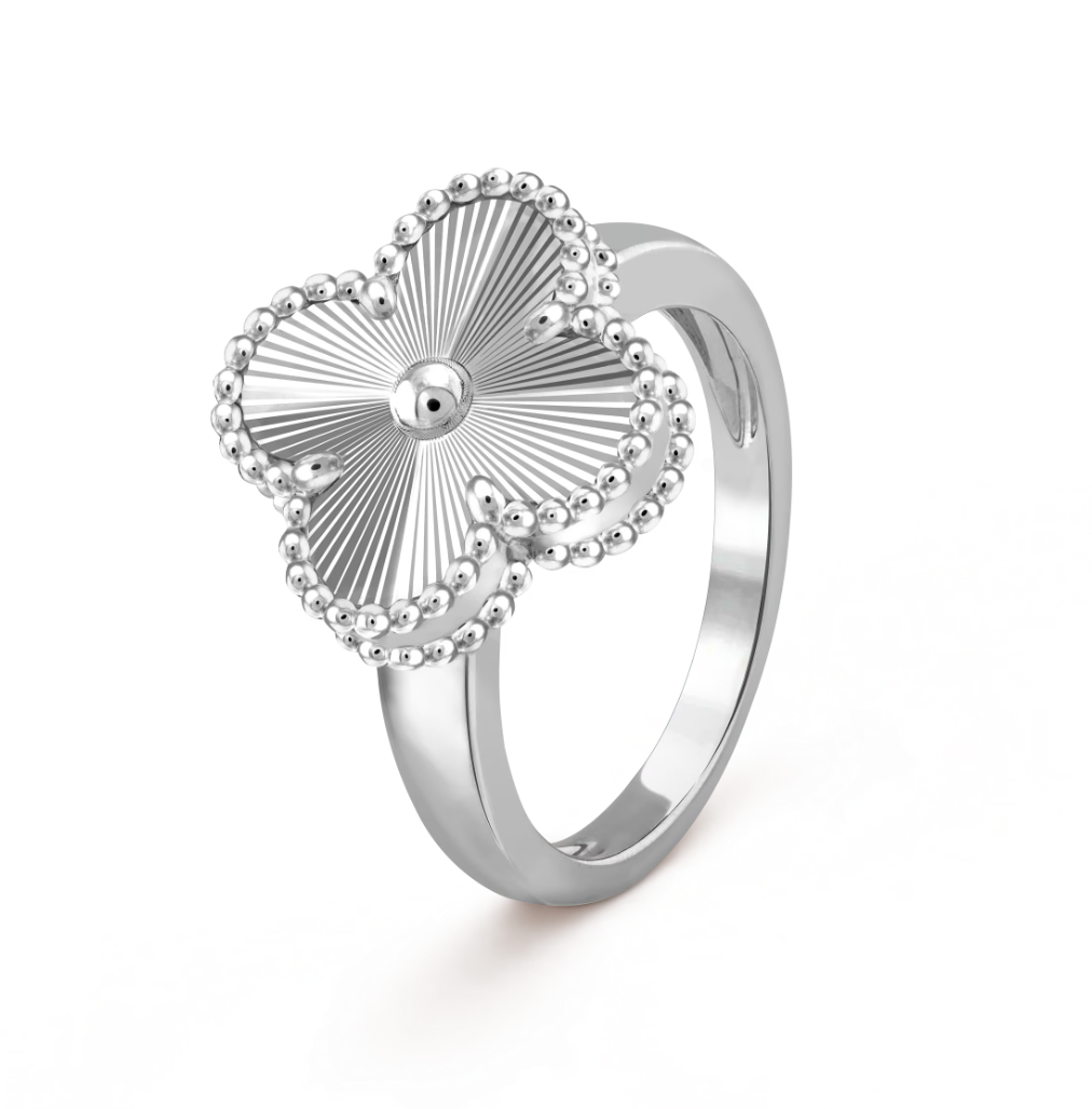 Clover Ring Silver