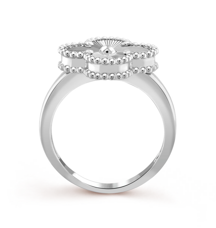 Clover Ring Silver
