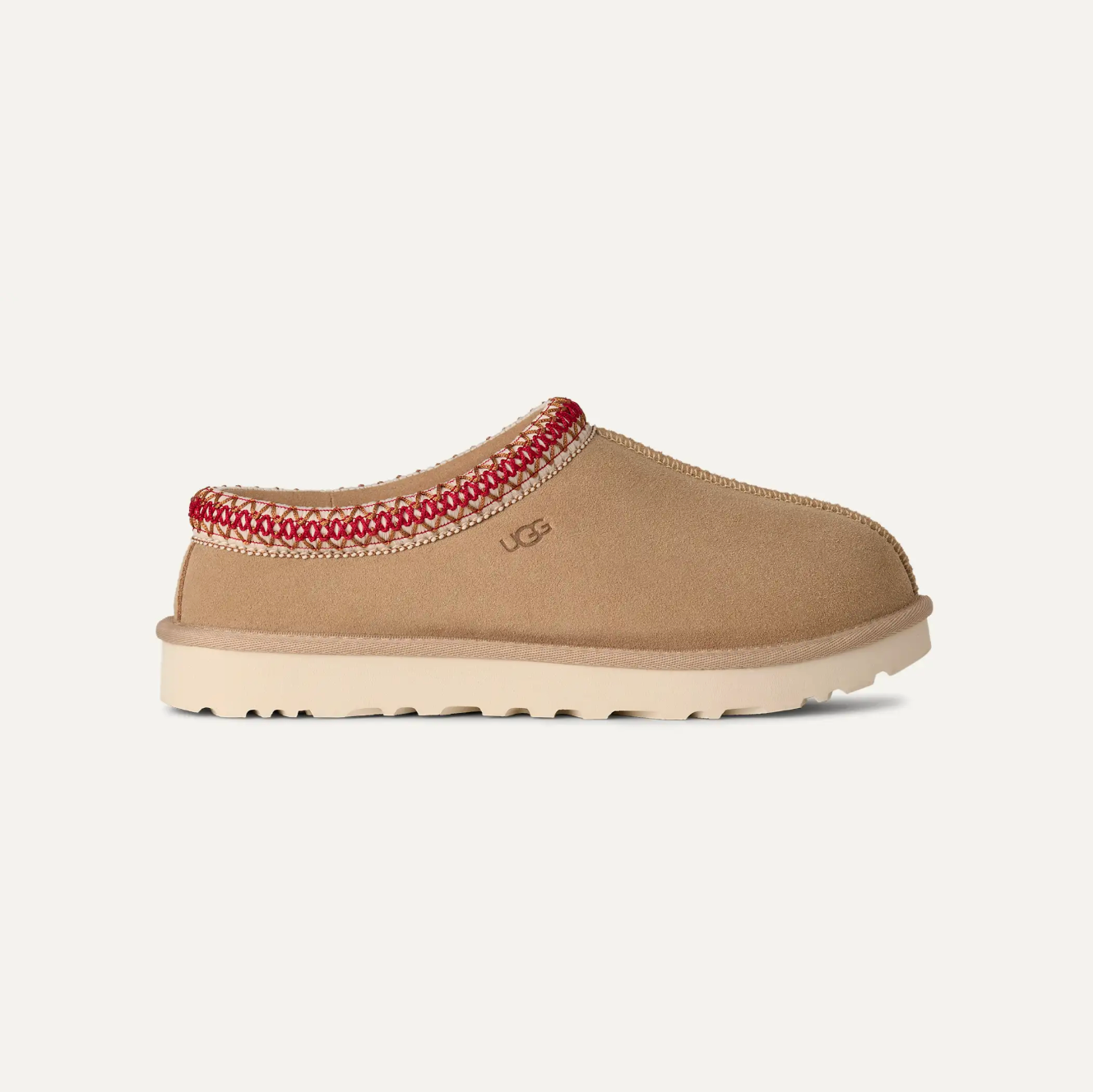 Slogan Slipper Beige
