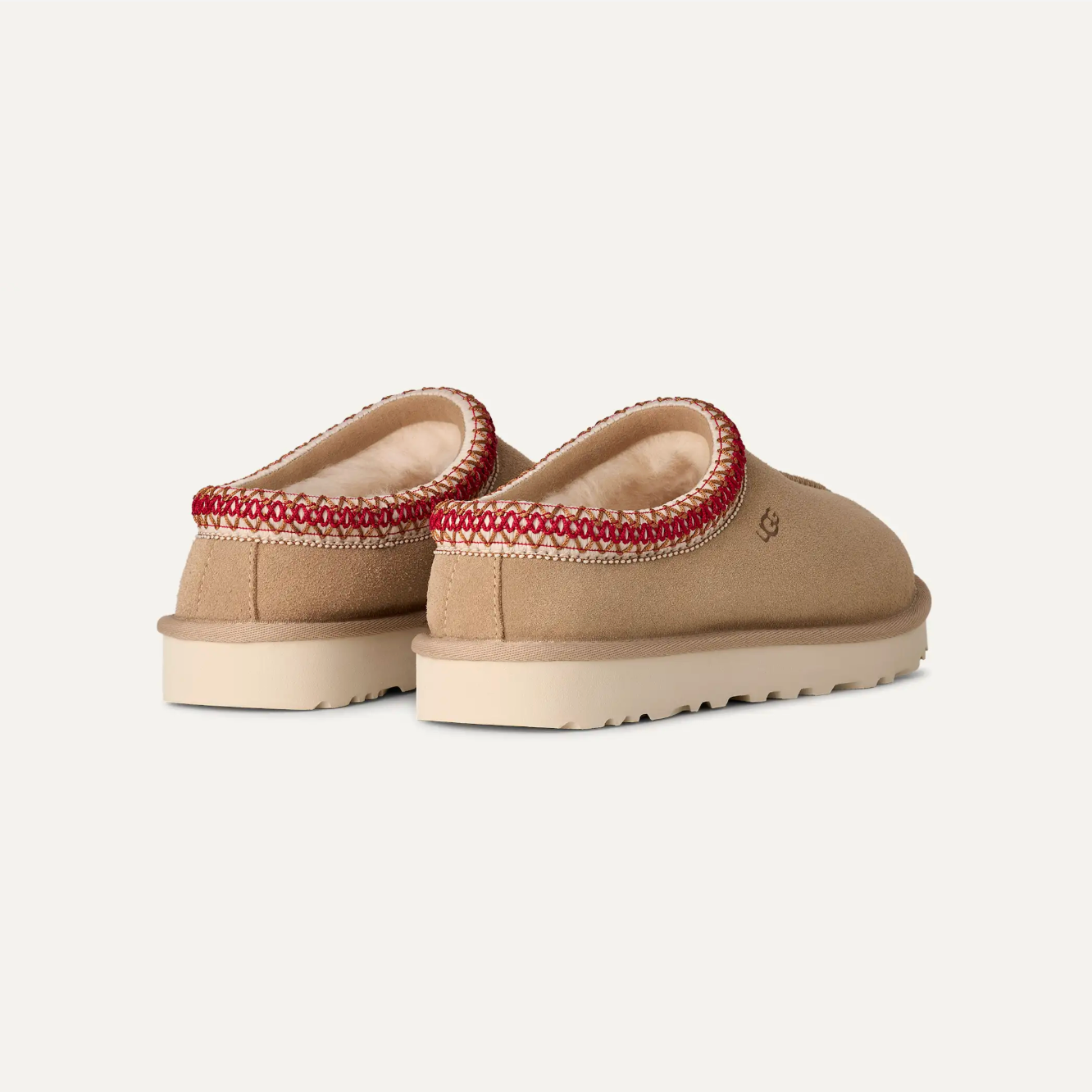 Slogan Slipper Beige