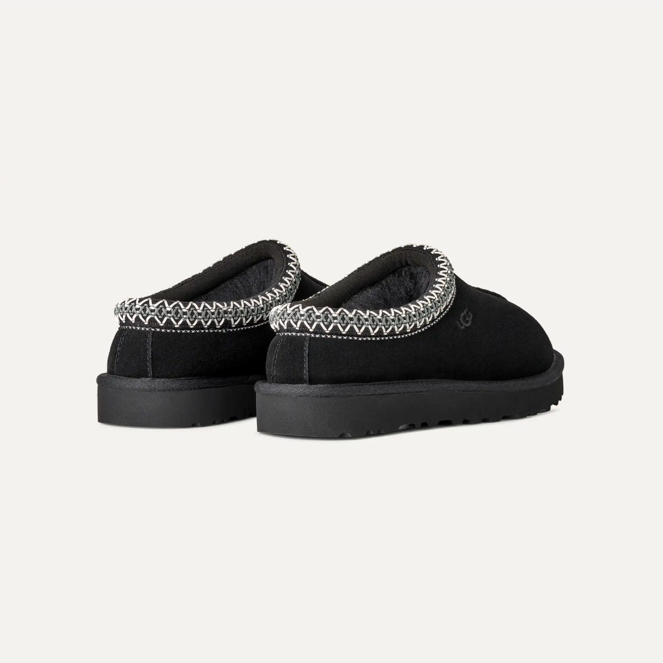 Slogan Slipper Black