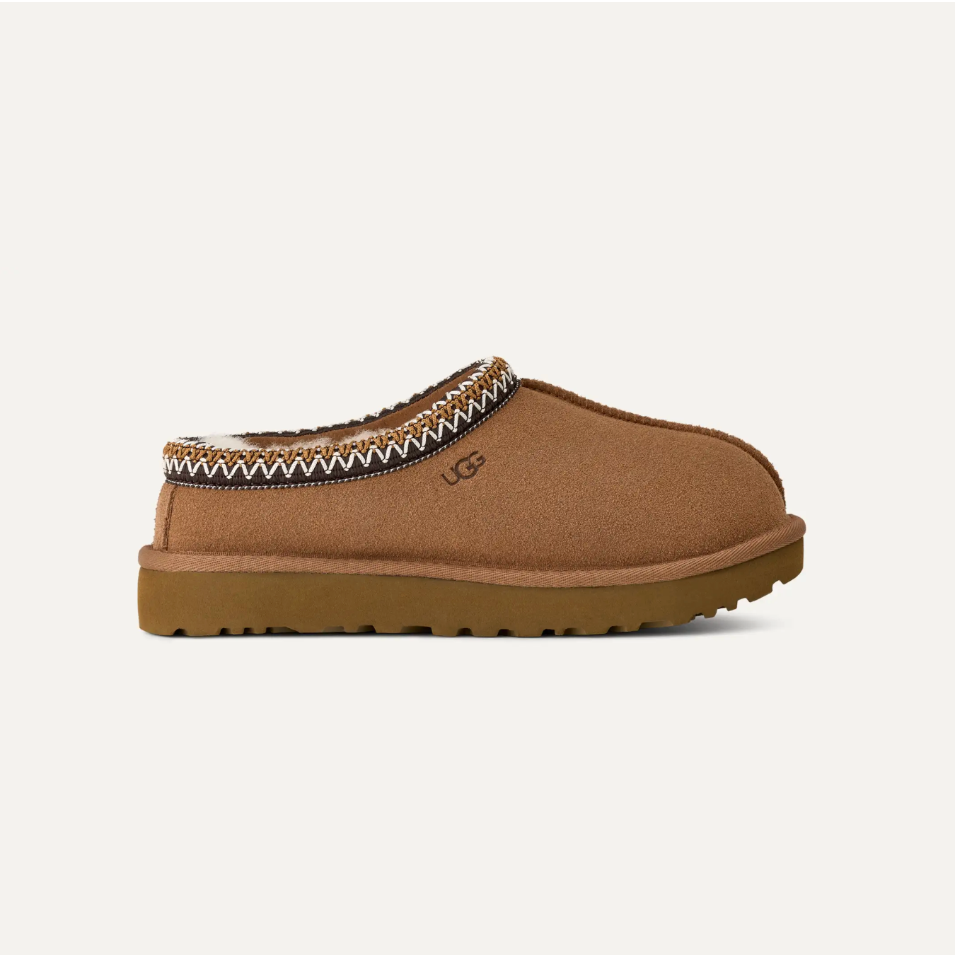 Slogan Slipper Brown