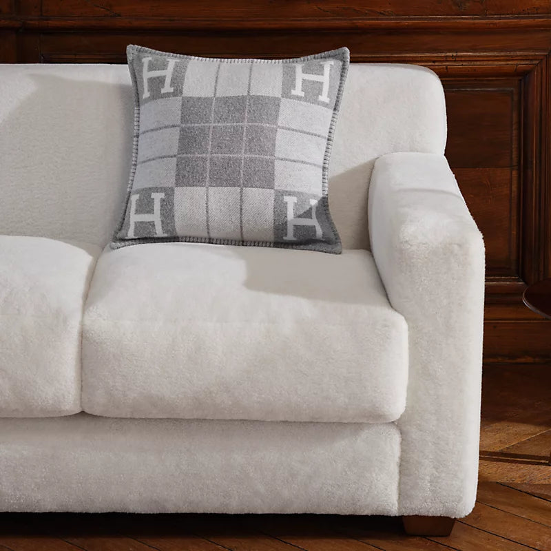 H Cushion Grey