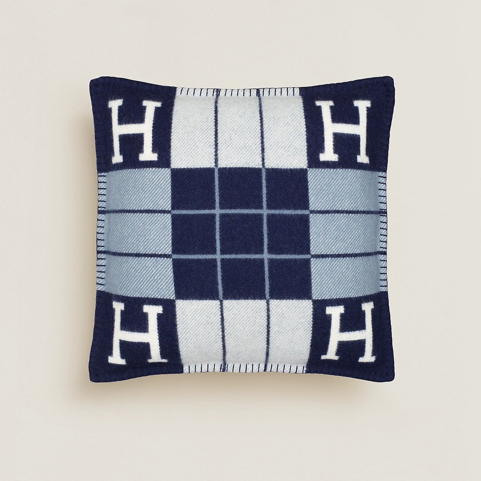 H Cushion Navy