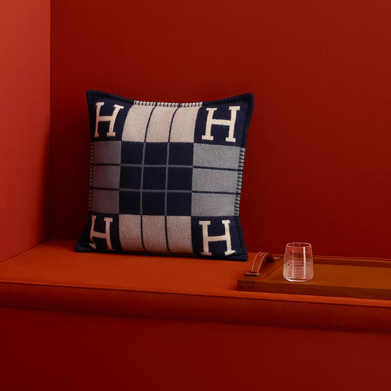H Cushion Navy