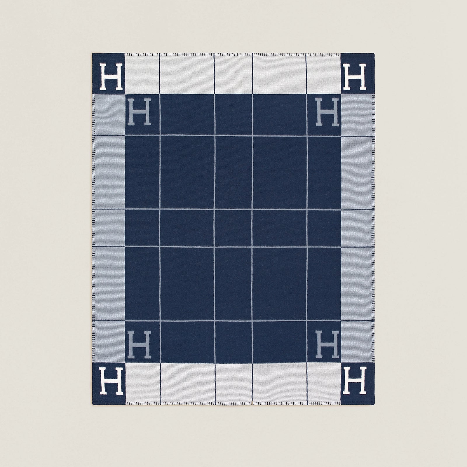 H Blanket Navy