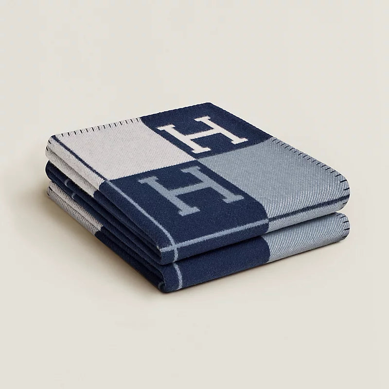 H Blanket Navy