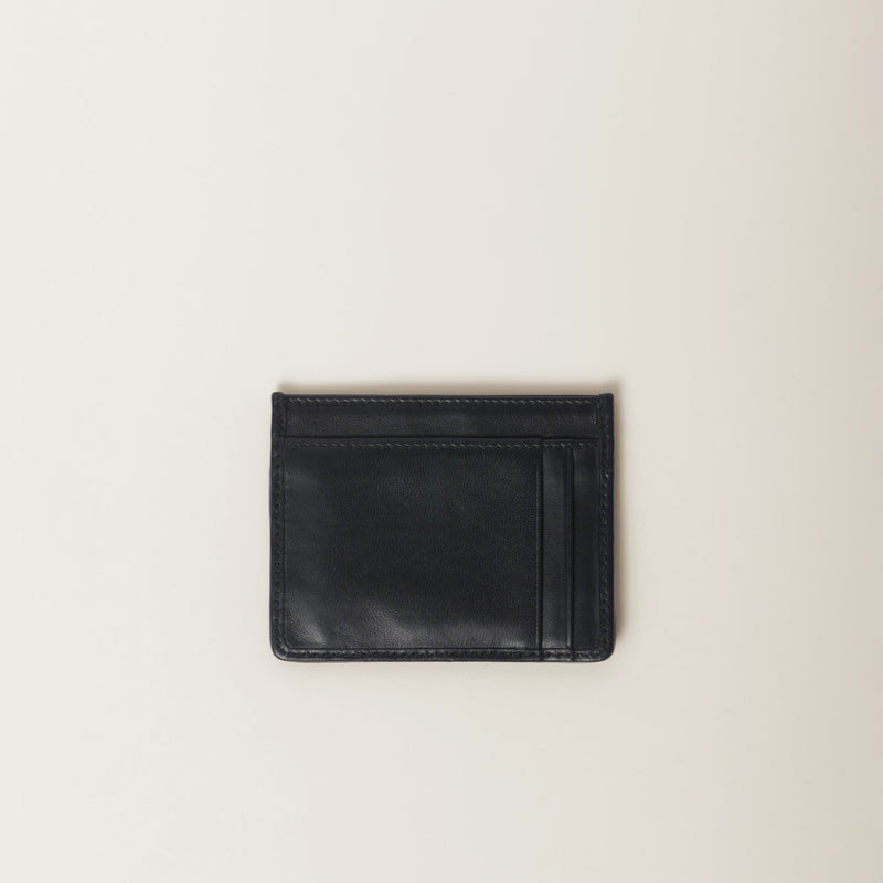 Textured Card Holder Black
