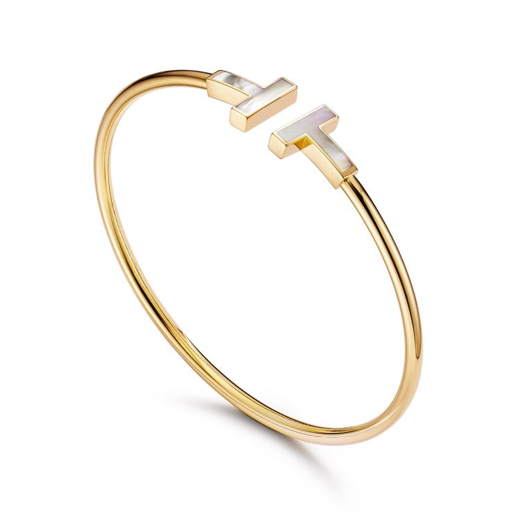 T-Wire Bracelet Pearl