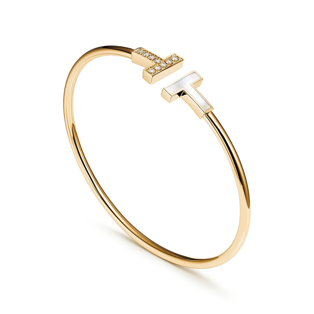 T-Wire Bracelet Pearl Gem