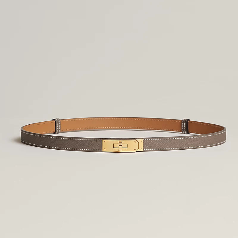 Helia Luxe Belt Grey/Gold