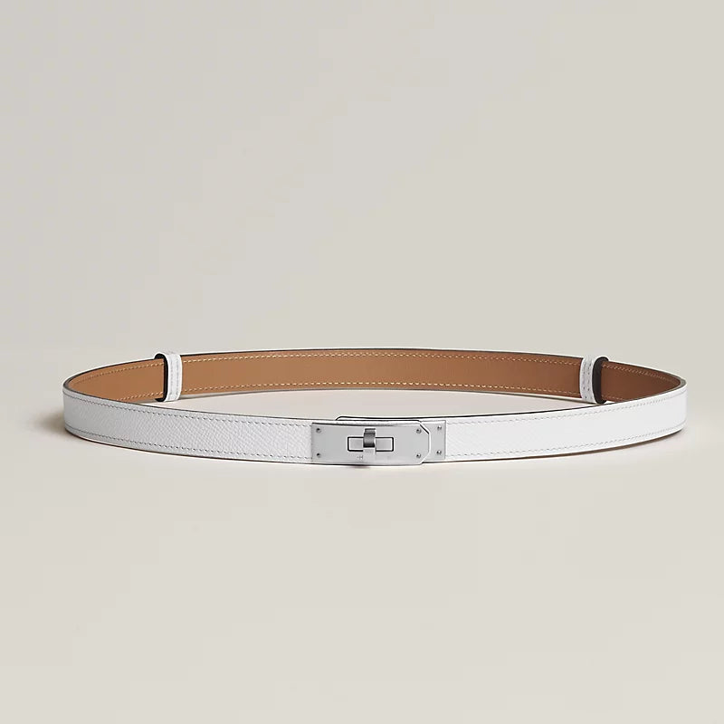 Helia Luxe Belt White/Silver