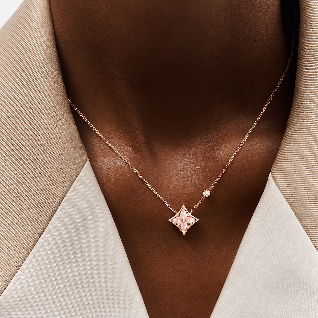 Blossom Pendant Necklace Rose