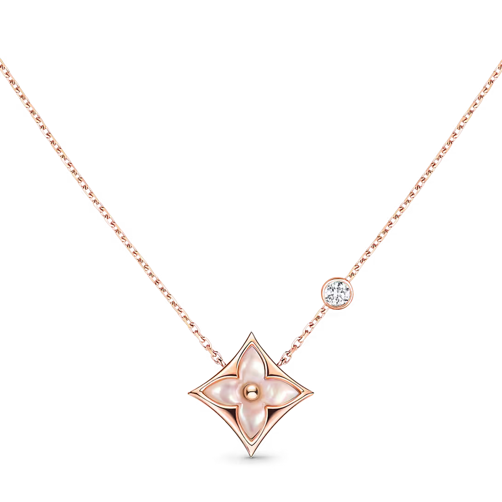 Blossom Pendant Necklace Rose