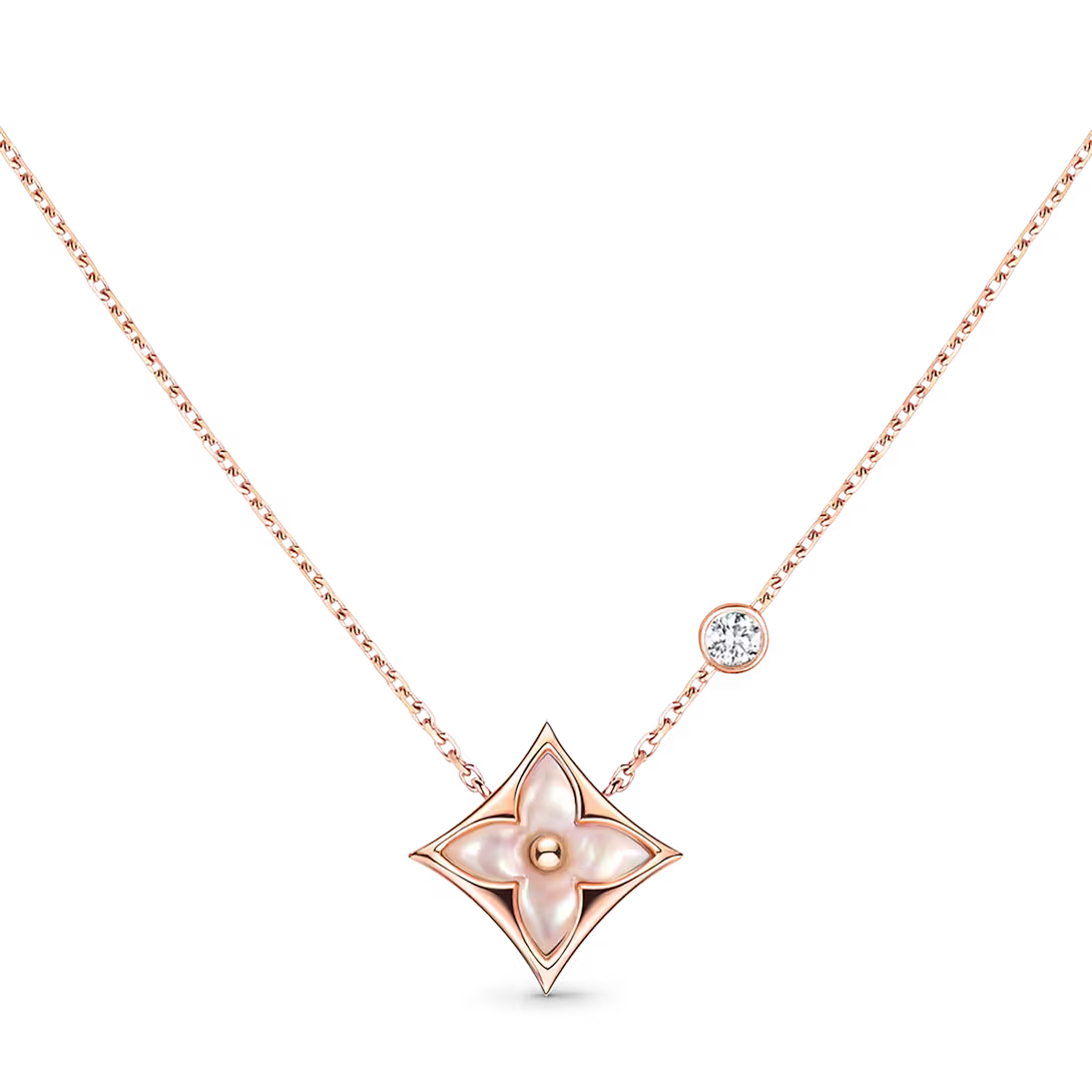 Blossom Pendant Necklace Rose