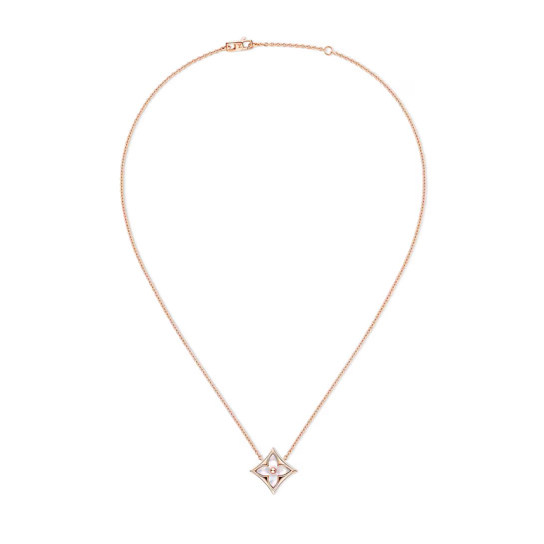 Blossom Pendant Necklace White