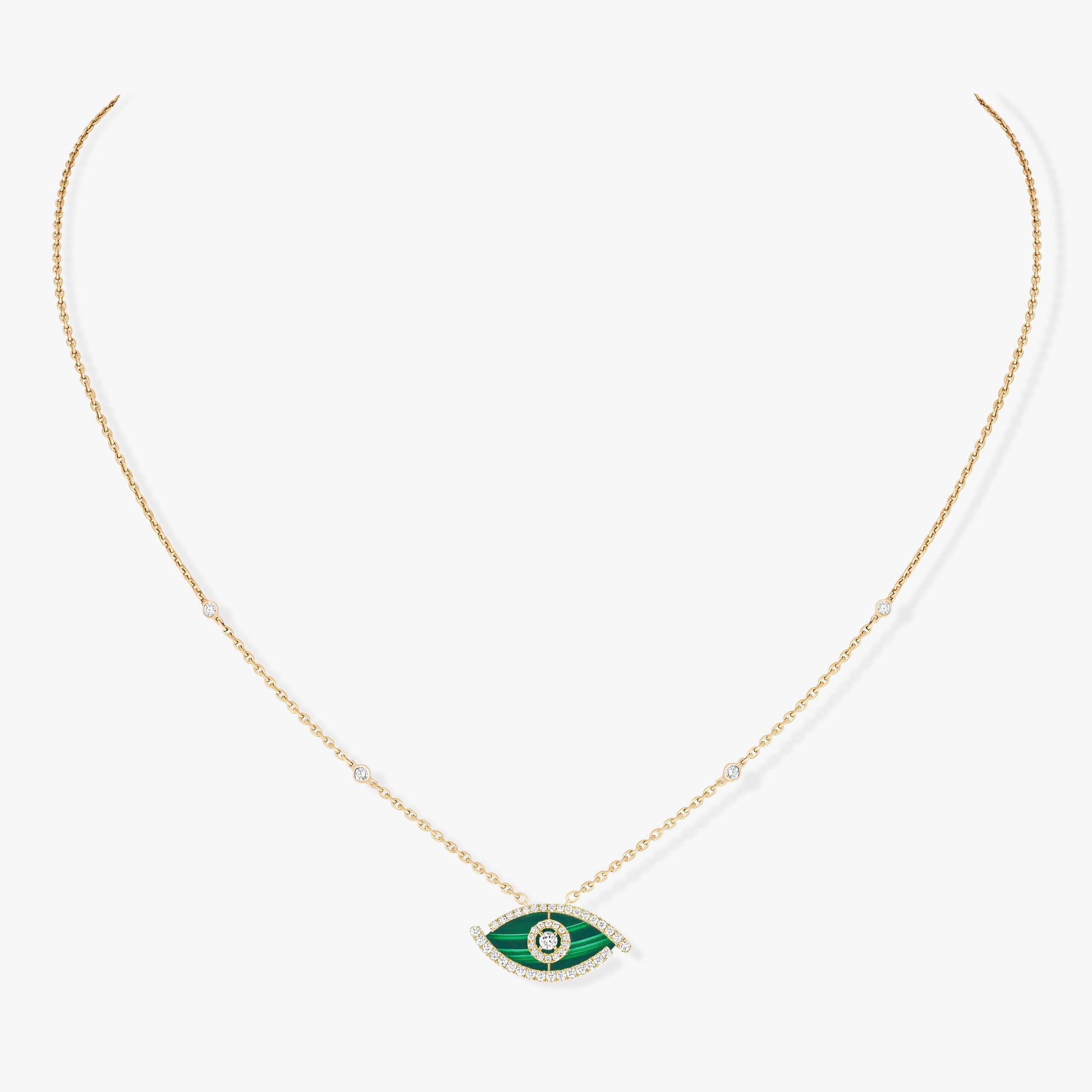 Eterna Eye Necklace Emerald