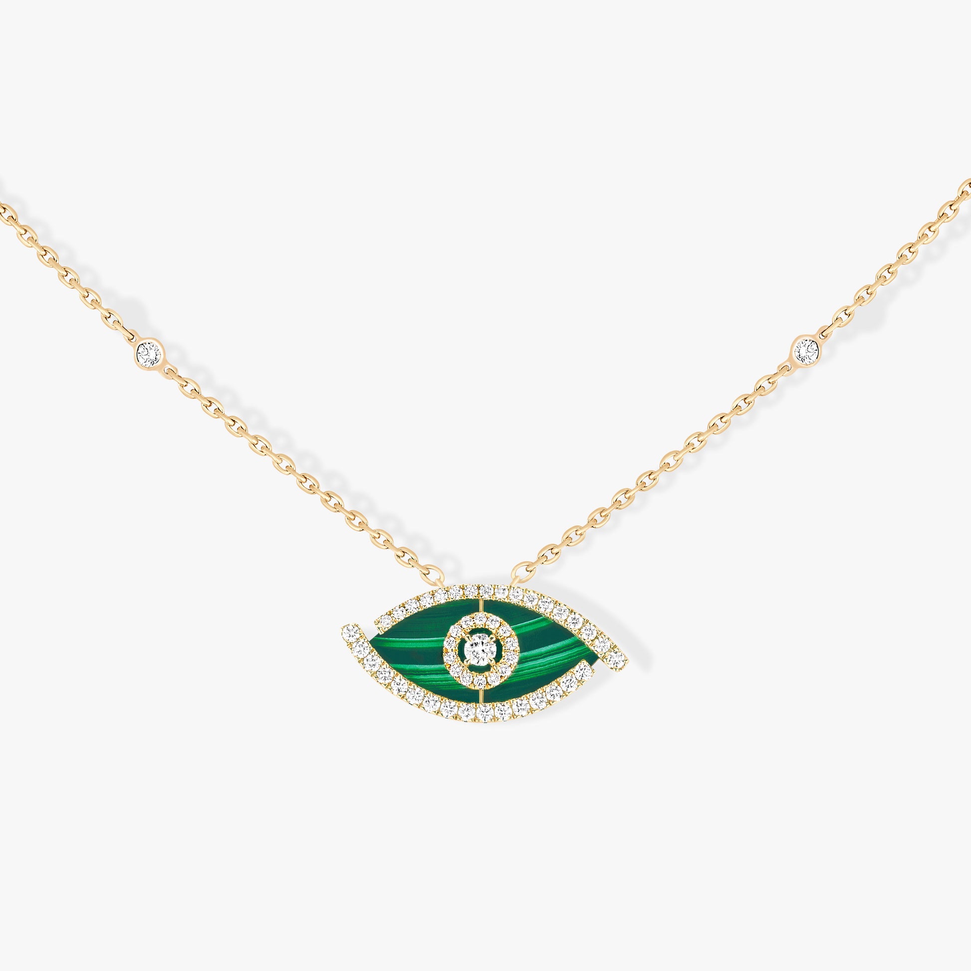 Eterna Eye Necklace Emerald