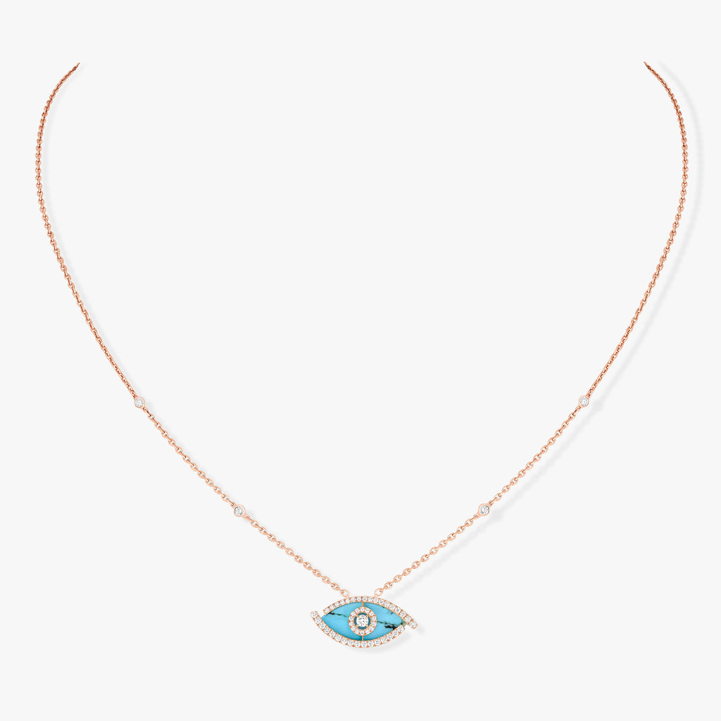Eterna Eye Necklace Turquoise