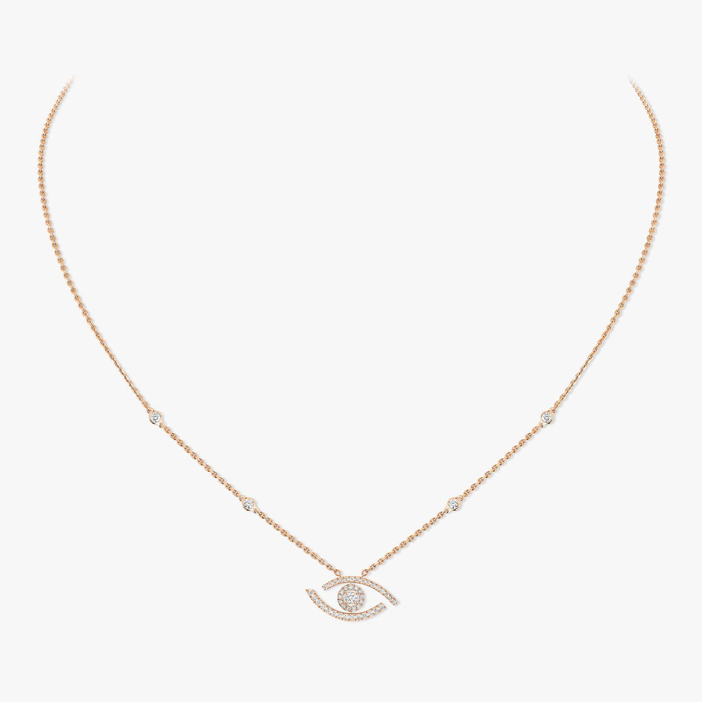 Eterna Eye Necklace Rose Gold
