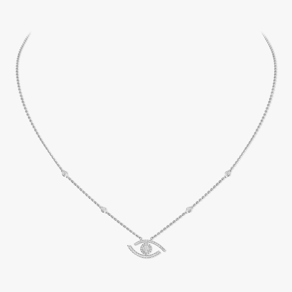Eterna Eye Necklace Silver