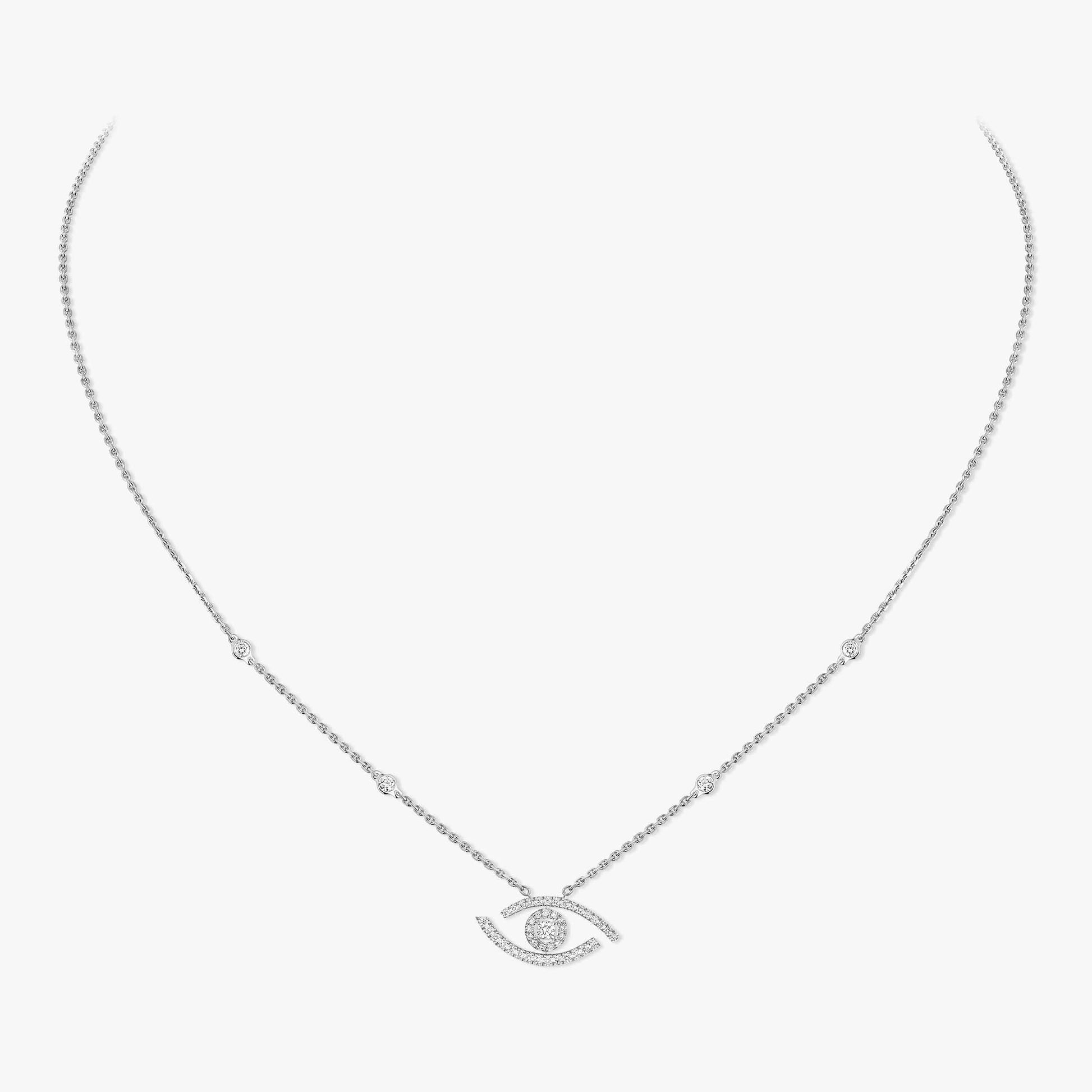 Eterna Eye Necklace Silver
