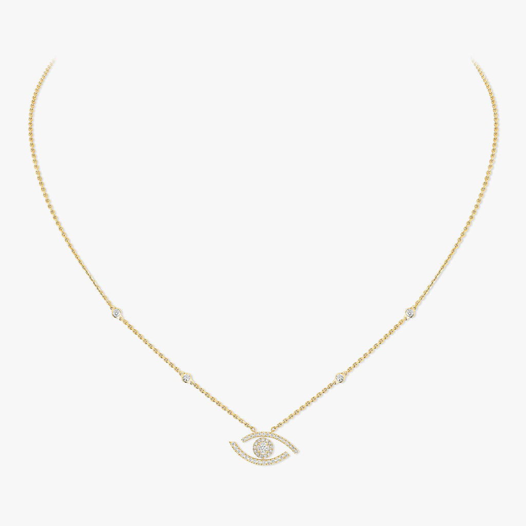 Eterna Eye Necklace Gold