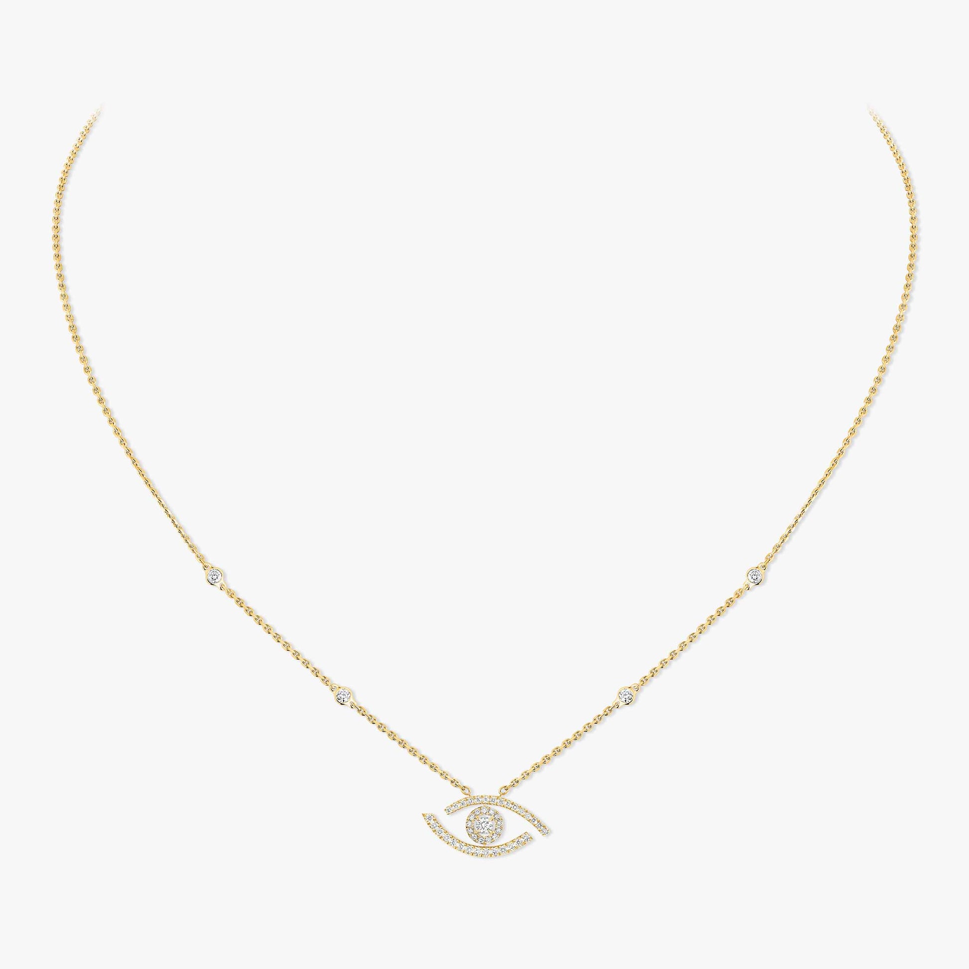 Eterna Eye Necklace Gold