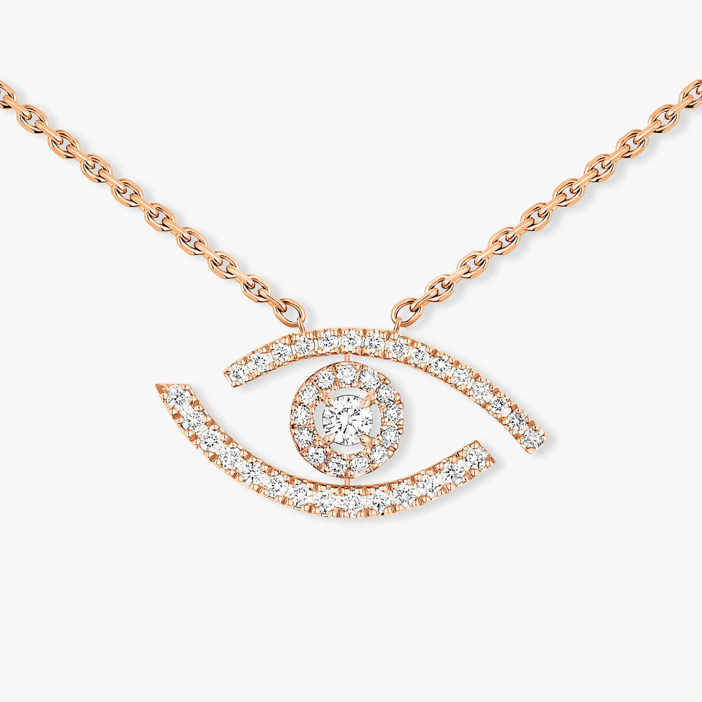 Eterna Eye Necklace Rose Gold