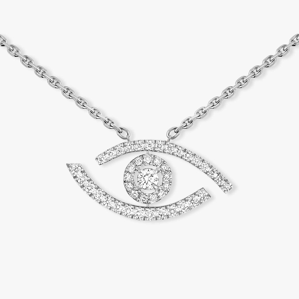 Eterna Eye Necklace Silver