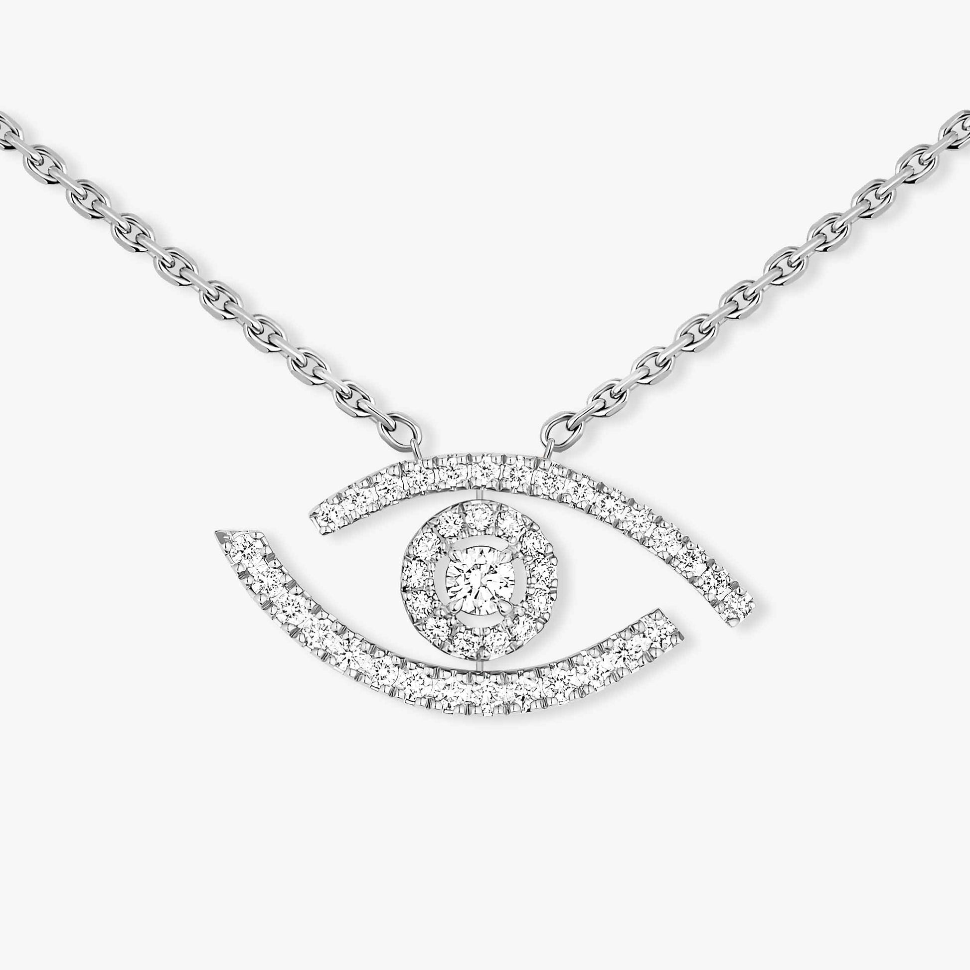 Eterna Eye Necklace Silver