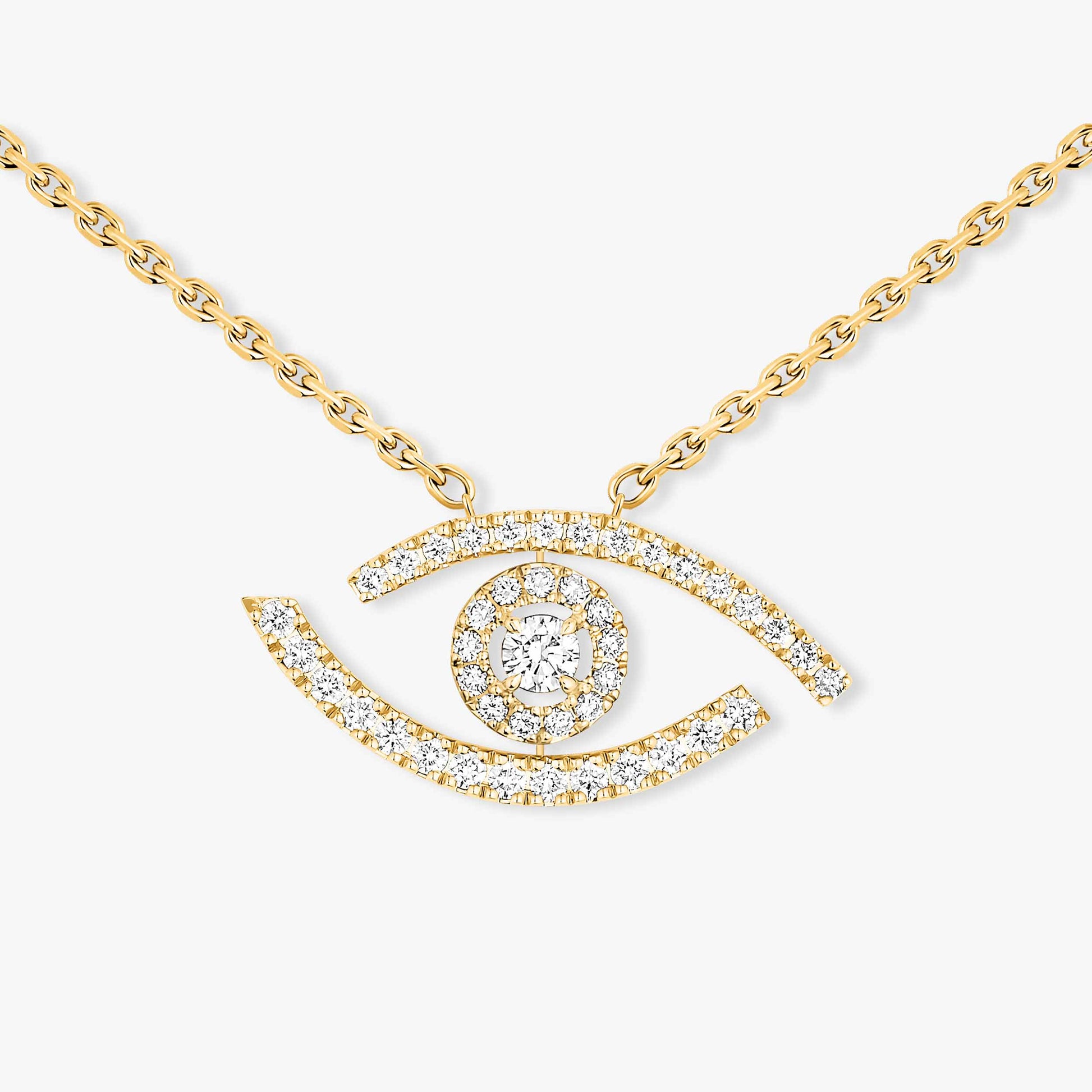 Eterna Eye Necklace Gold