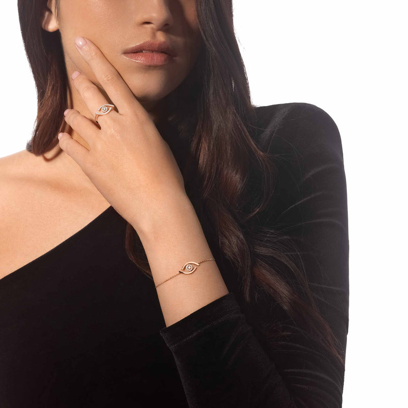Eterna Eye Bracelet Gold