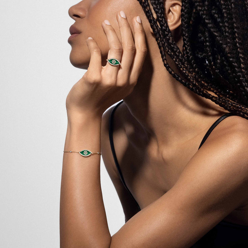 Eterna Eye Bracelet Emerald