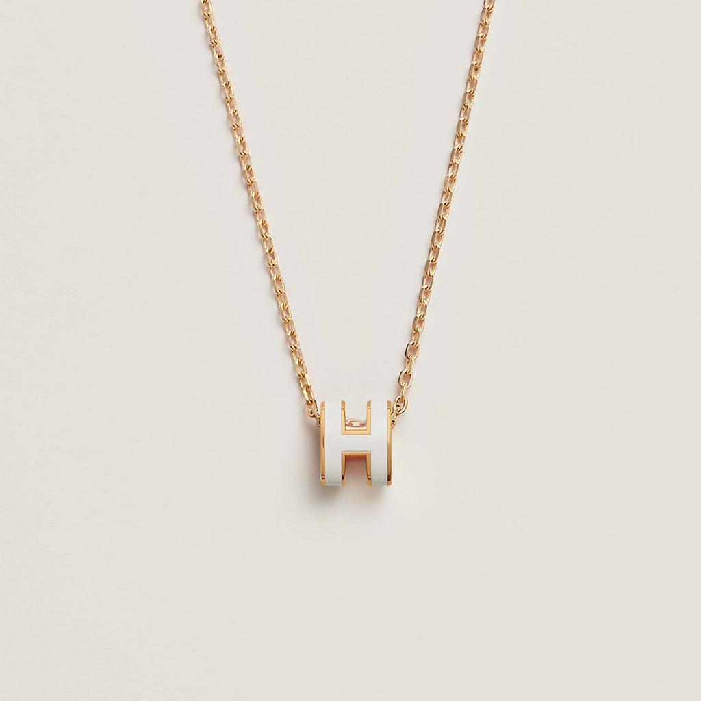 Halo Necklace White/Gold