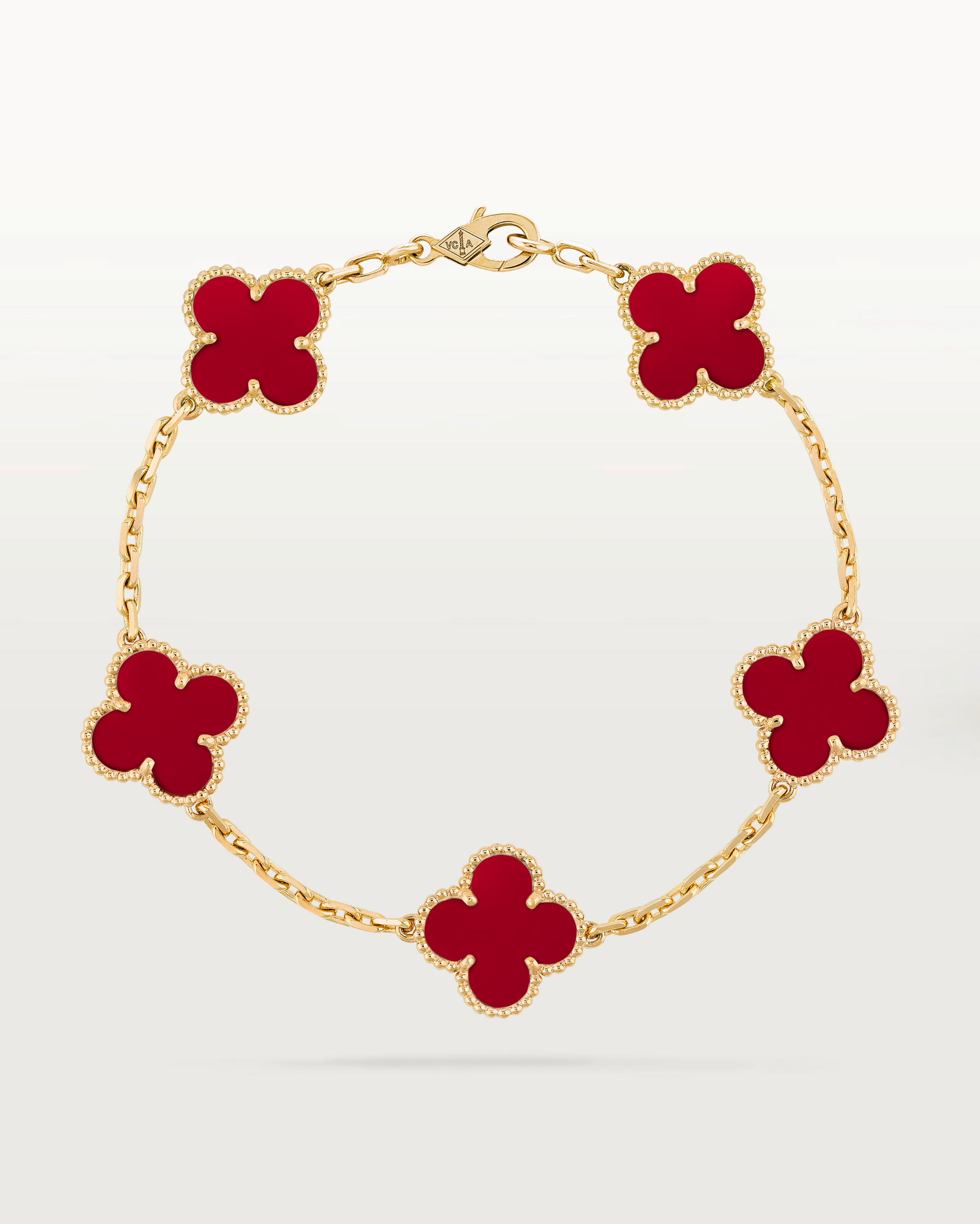 Clover Bracelet Red