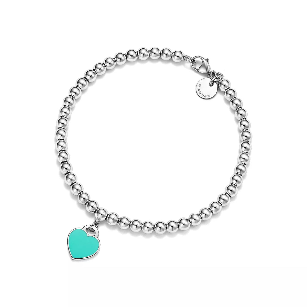 Heart Tag Bracelet Turquoise