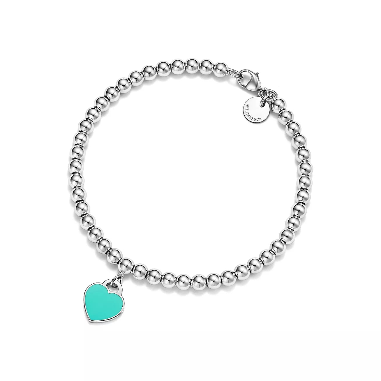 Heart Tag Bracelet Turquoise