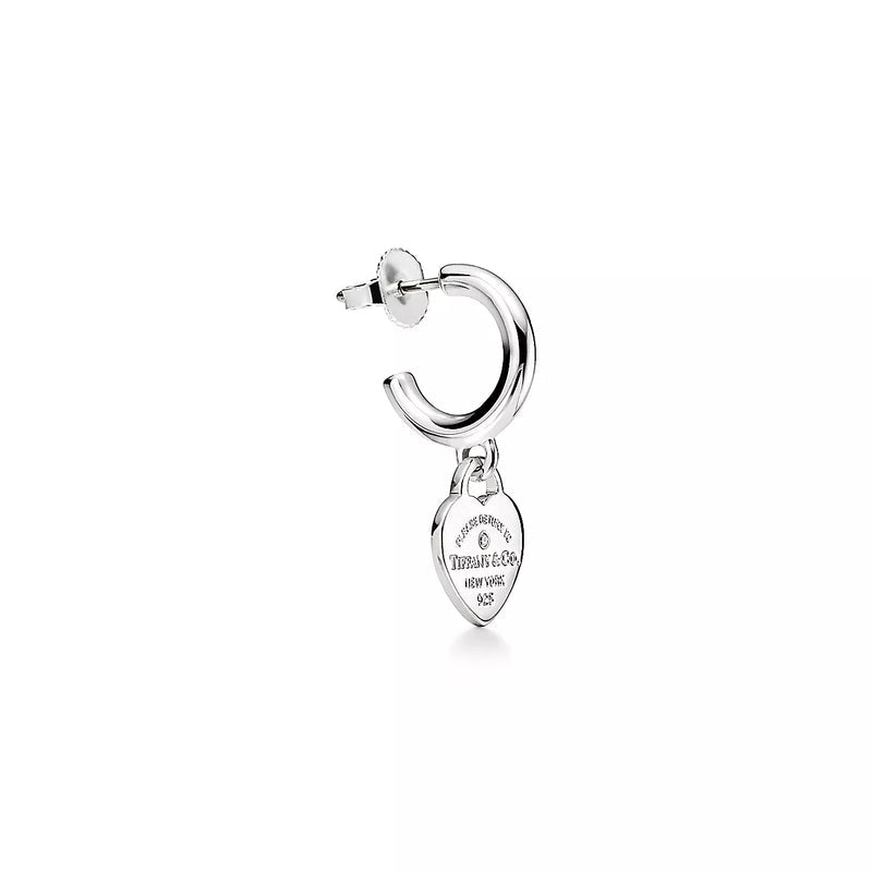 Heart Hoop Earrings