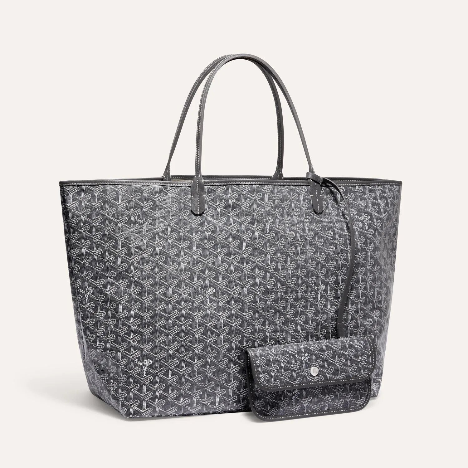 The Monogram Tote Bag Grey