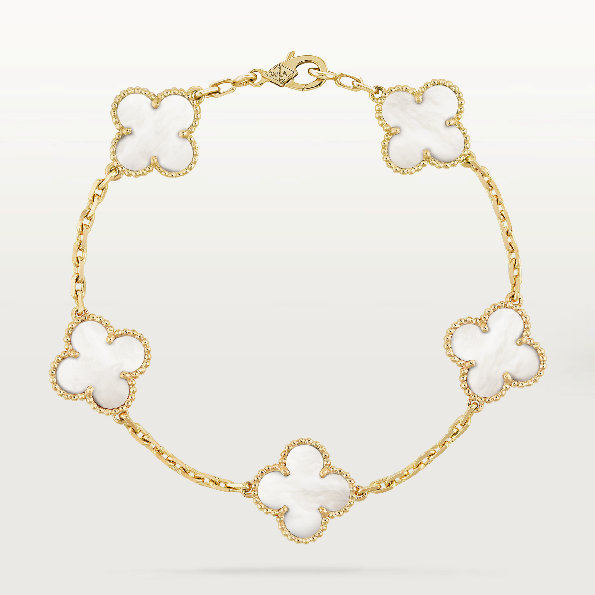 Clover Bracelet White